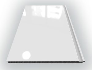 Панель ПВХ Белая глянцевая 0.25 х 3 м